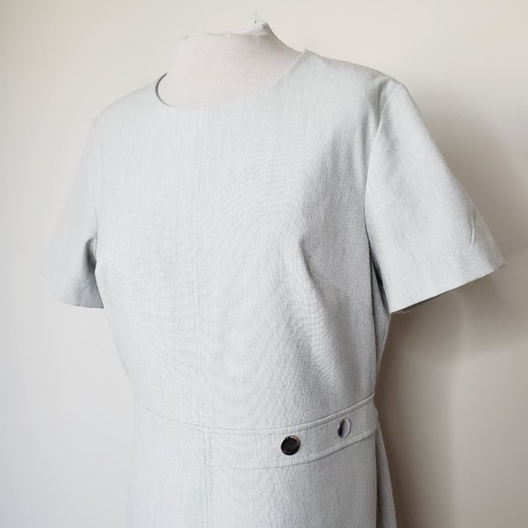 Banana Republic Gray Midi Dress - Picture 4 of 11